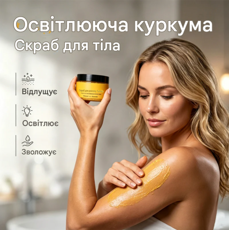 Натуральний скраб для тіла